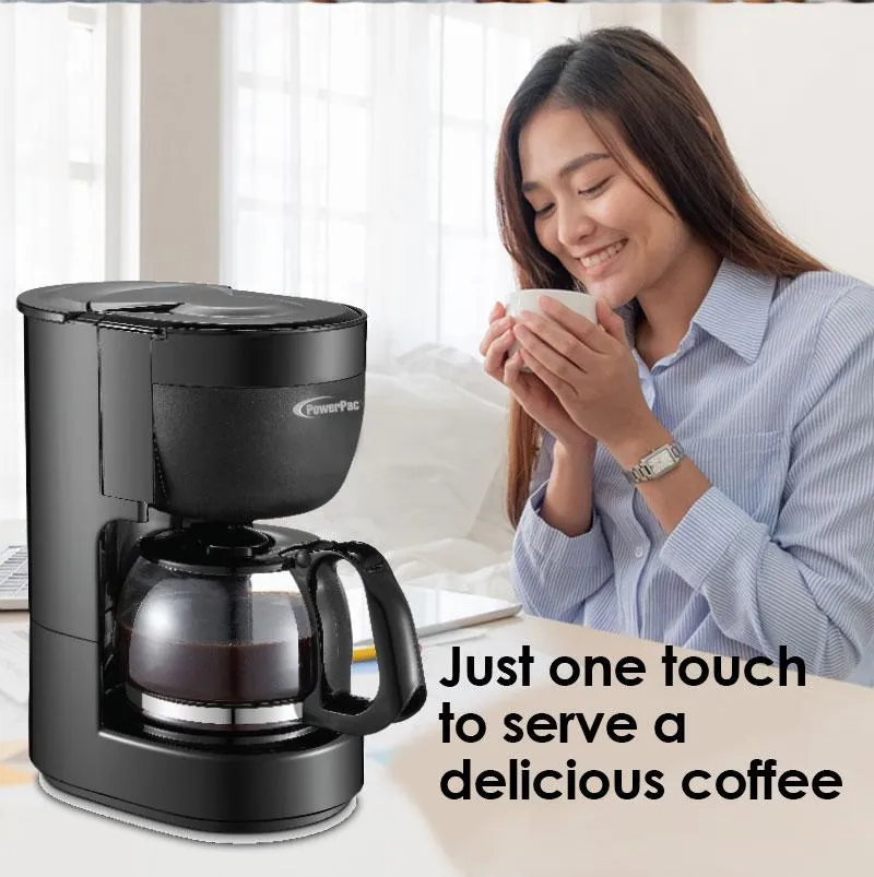 0.65L Coffee Maker with Thermostatic Panel and Washable Filter (PPCM301)