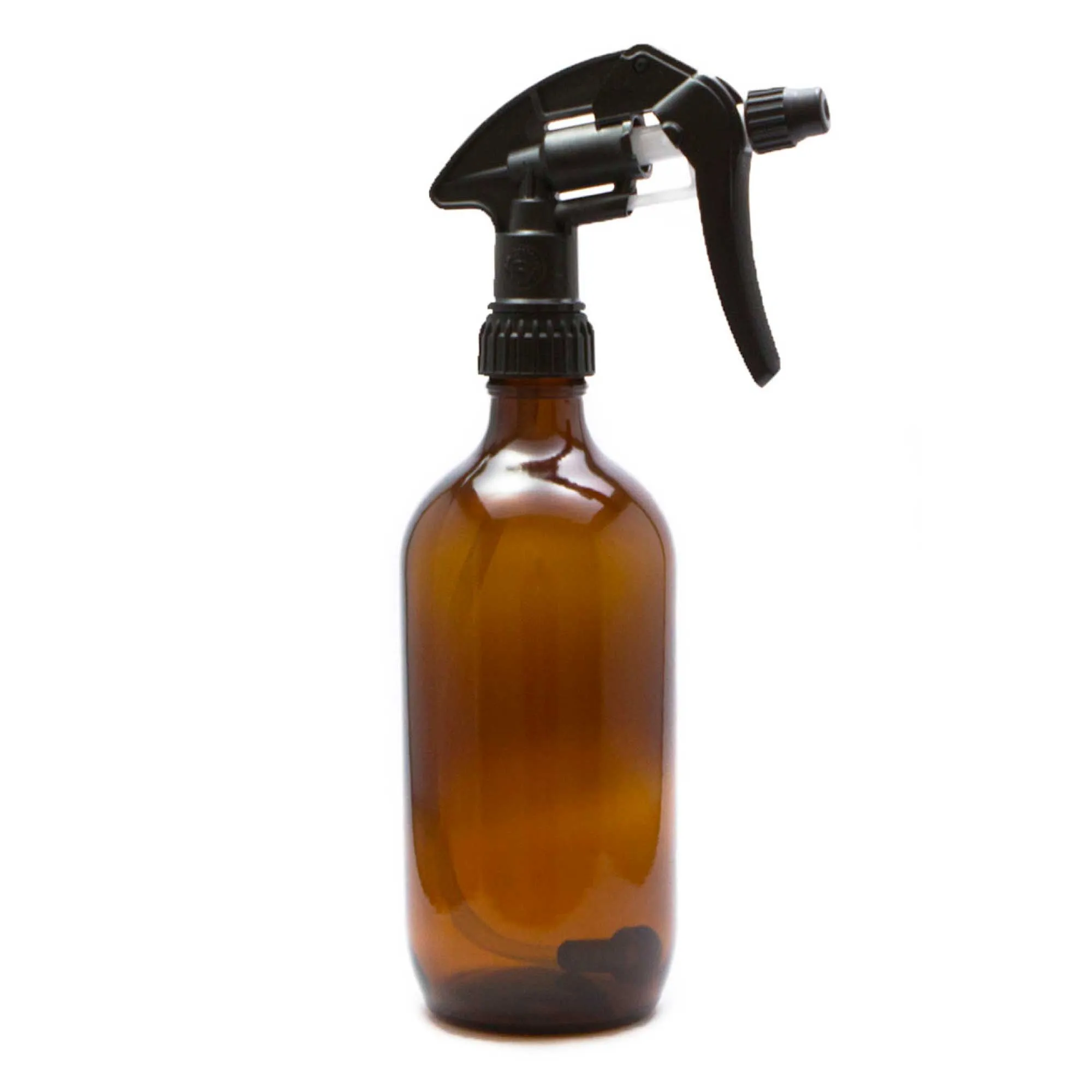 25x 500ml Amber Glass Spray Bottle   Trigger - Refillable Oil Dispenser