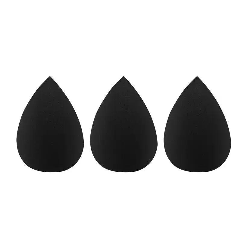 3Pcs Professional Beauty Sponge Blender Egg Shape Flawless Makeup Sponge Blending Liquid Foundation Concealer Cream Blush Contour Powder