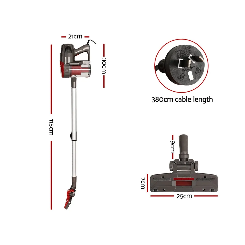 500W Corded Handheld Vacuum Cleaner, HEPA, Extendable - Devanti