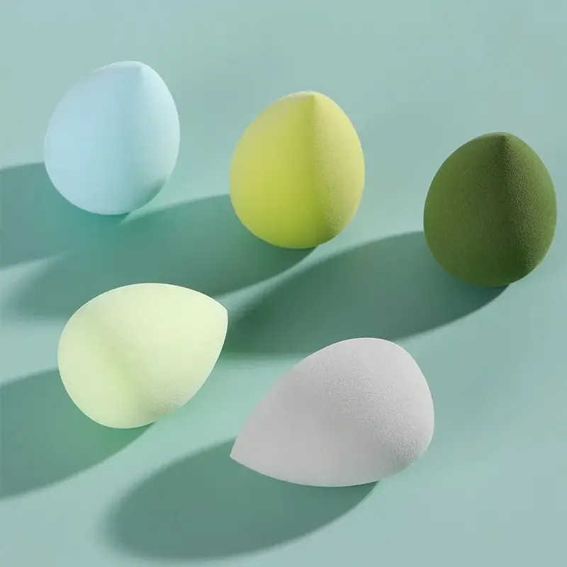 5pcs Teardrop Beauty Blender Makeup Blenders Set Beauty Sponge Beauty Dabber Sponges | Green