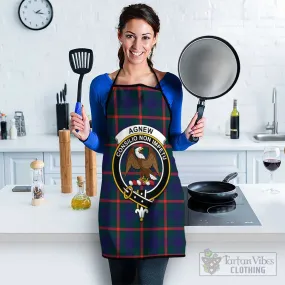 Agnew Tartan Apron with Family Crest