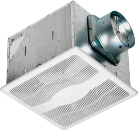 Air King E130S/ES130S Exhaust Fan, 12-3/4 in L, 12-7/8 in W, 0.3 A, 115/120 V, 1-Speed, 130 cfm Air, Steel :EA: QUANTITY: 1