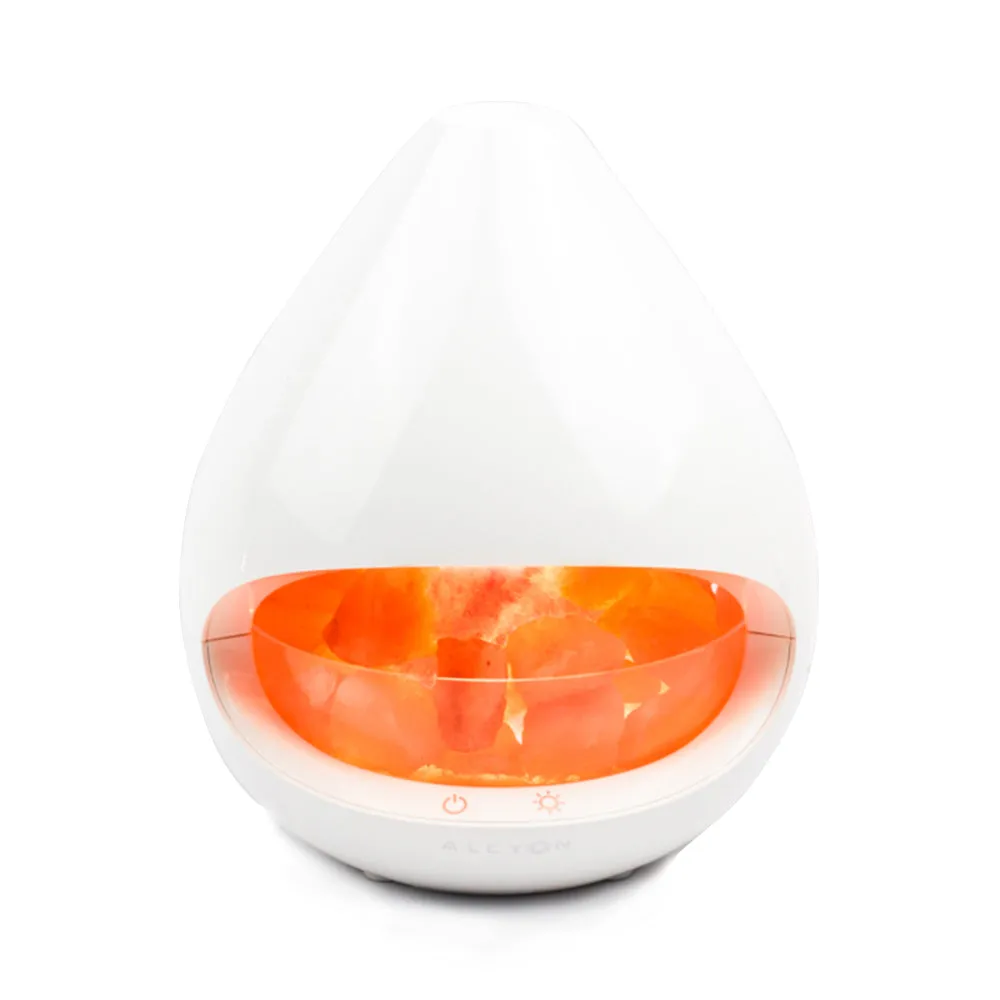 Alcyon Kiyoshi Ultrasonic Salt Lamp Diffuser - Classic White - 160ml