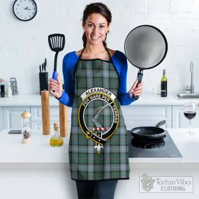 Alexander of Menstry Hunting Tartan Apron with Family Crest