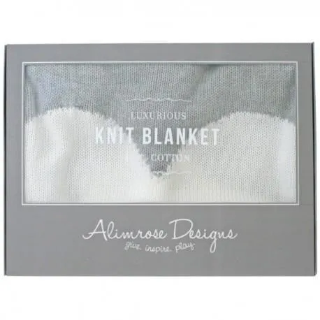 Alimrose Knit Cot Blanket - Heart