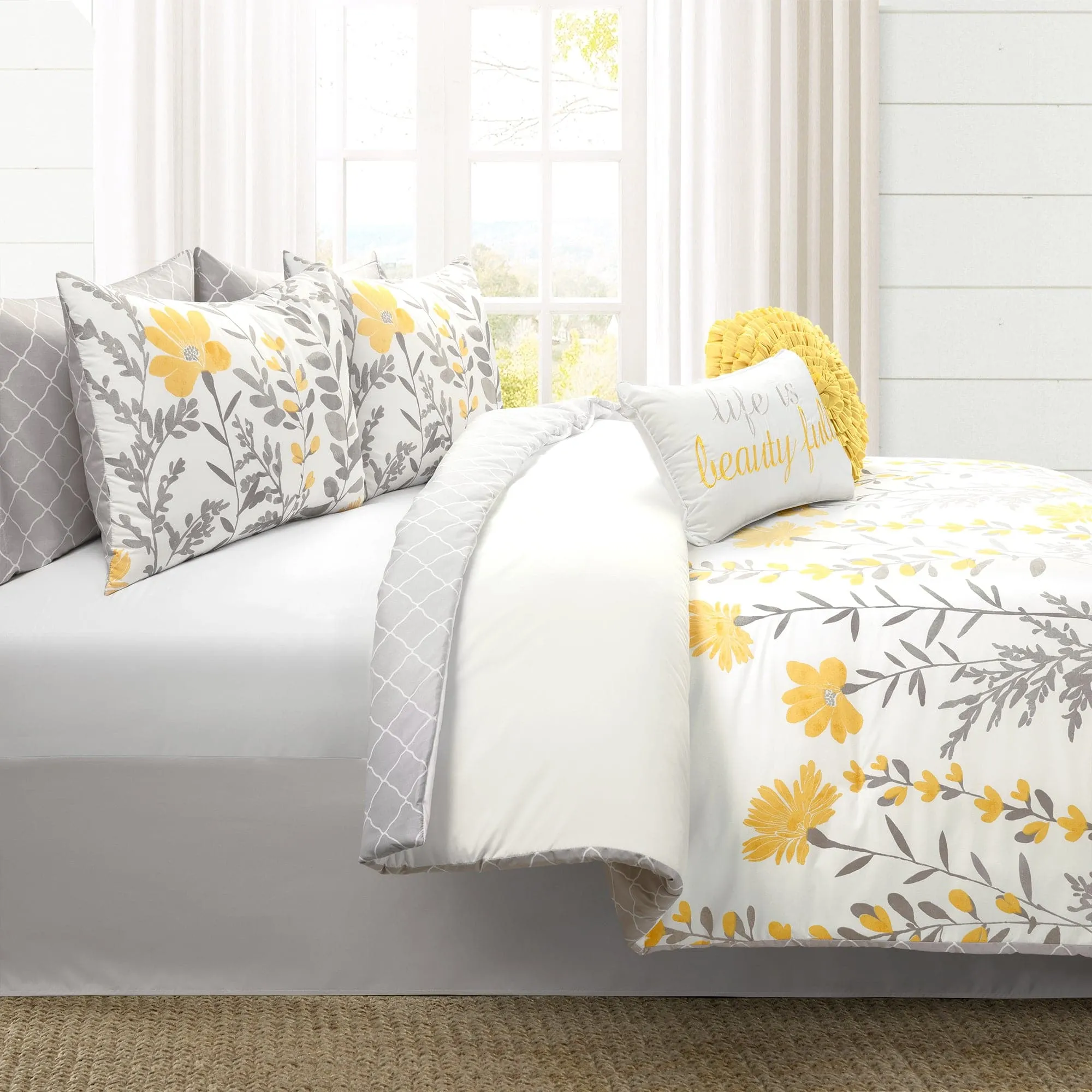 Aprile Reversible Comforter 8 Piece Set