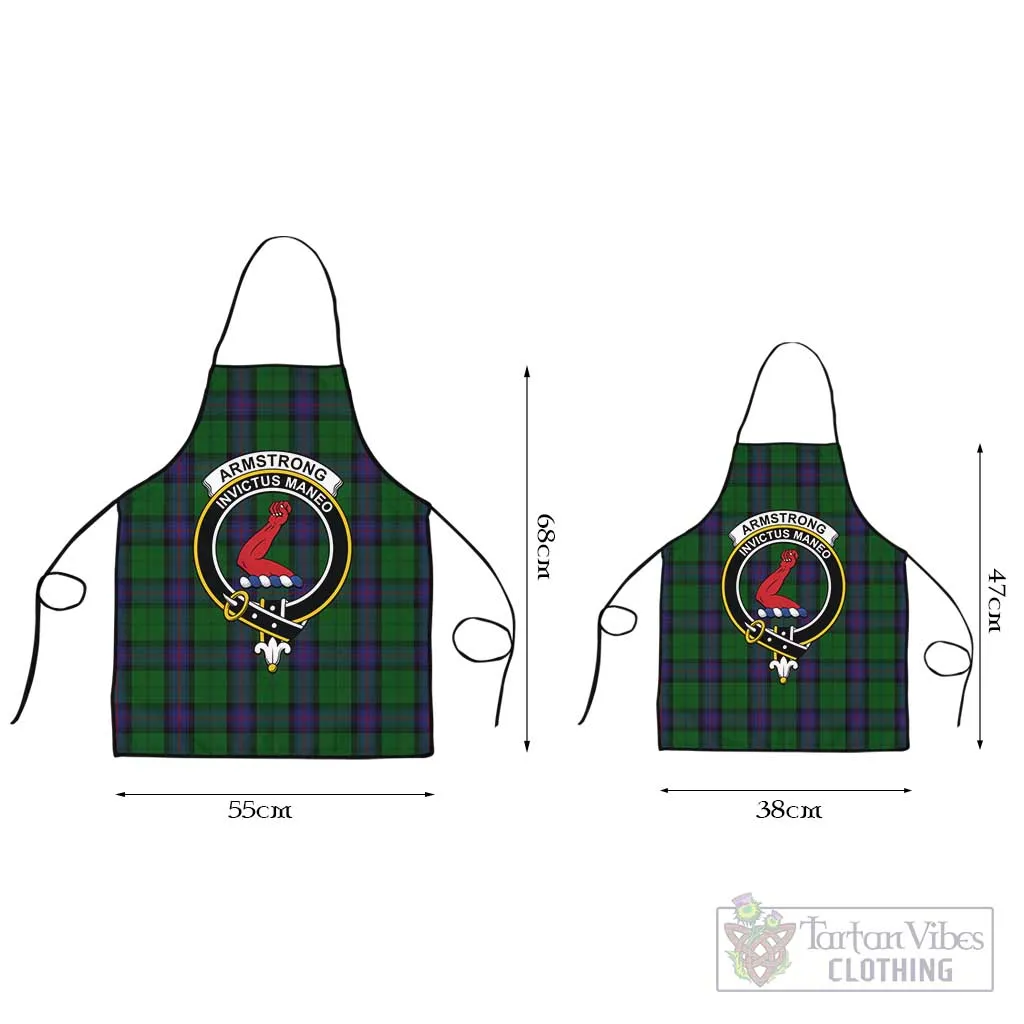 Armstrong Tartan Apron with Family Crest