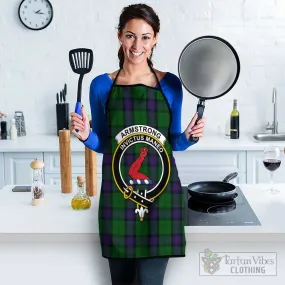 Armstrong Tartan Apron with Family Crest