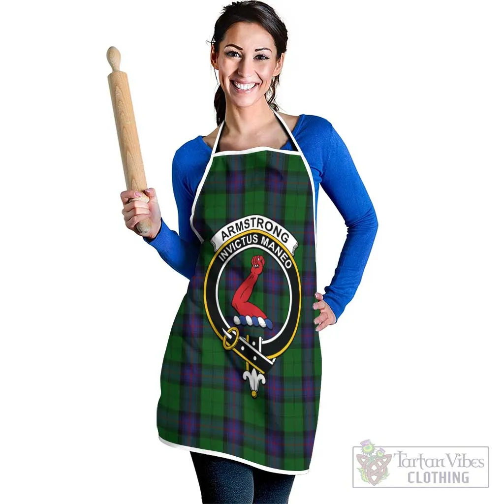 Armstrong Tartan Apron with Family Crest