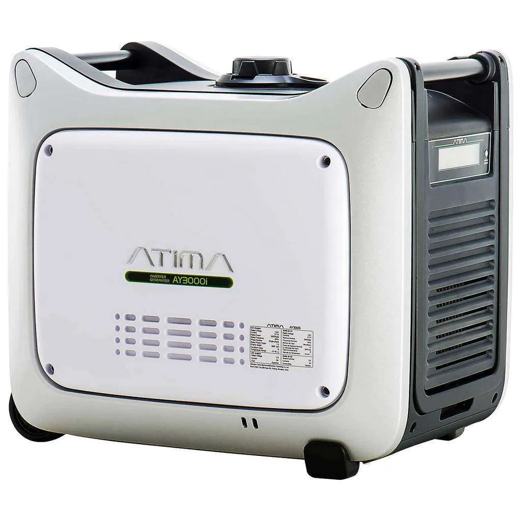 Atima AY3000i 2600W/3000W Yamaha Engine Metal Housing Portable Gas Inverter Generator Manufacturer RFB