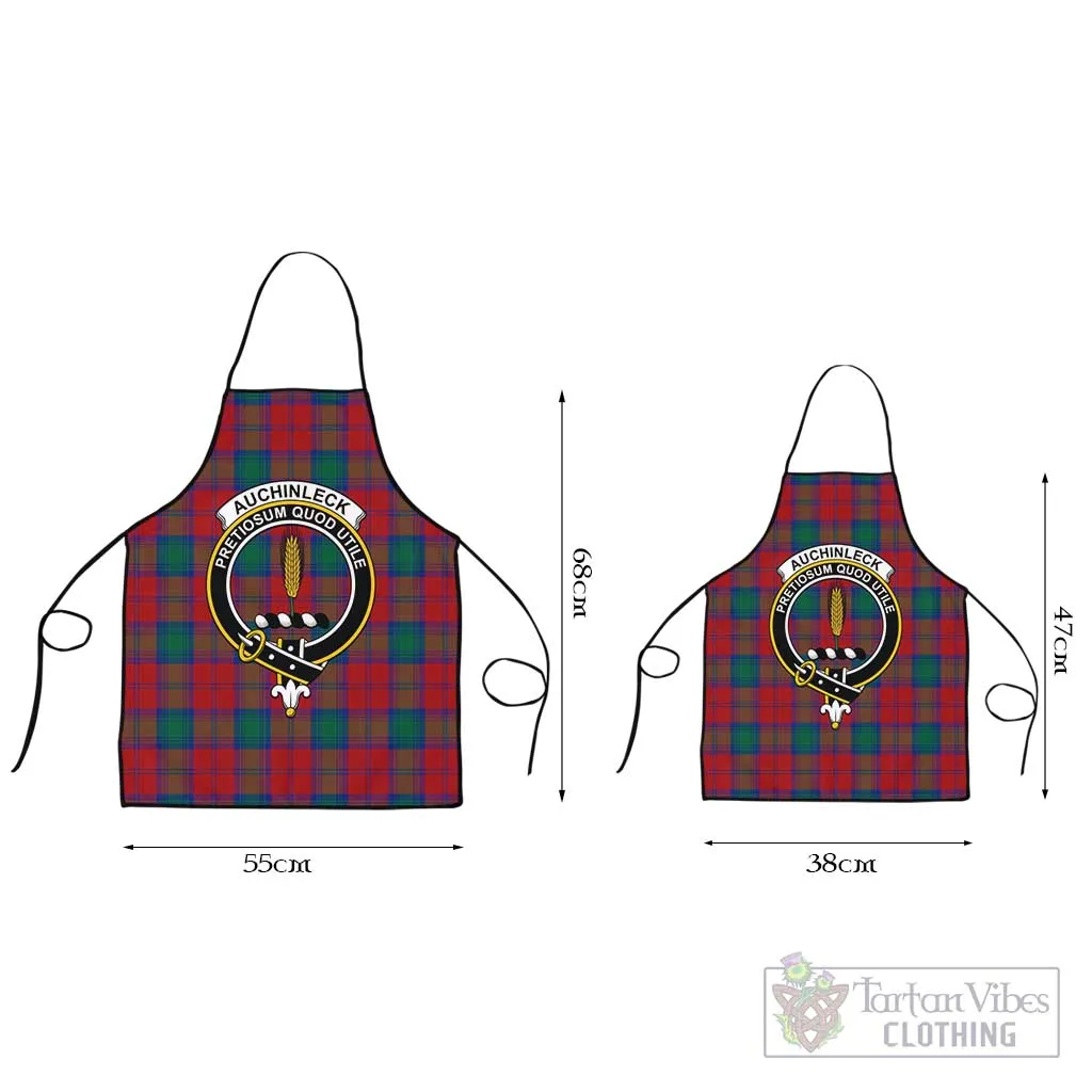 Auchinleck (Affleck) Tartan Apron with Family Crest