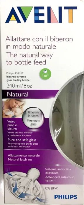 Avent Natural Glass bottle 240 ml