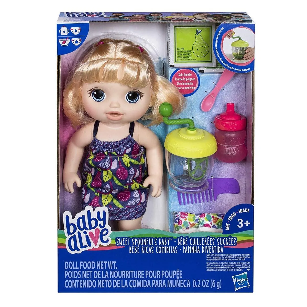 Baby Alive Sweet Spoonful's Blonde Baby Doll Girl