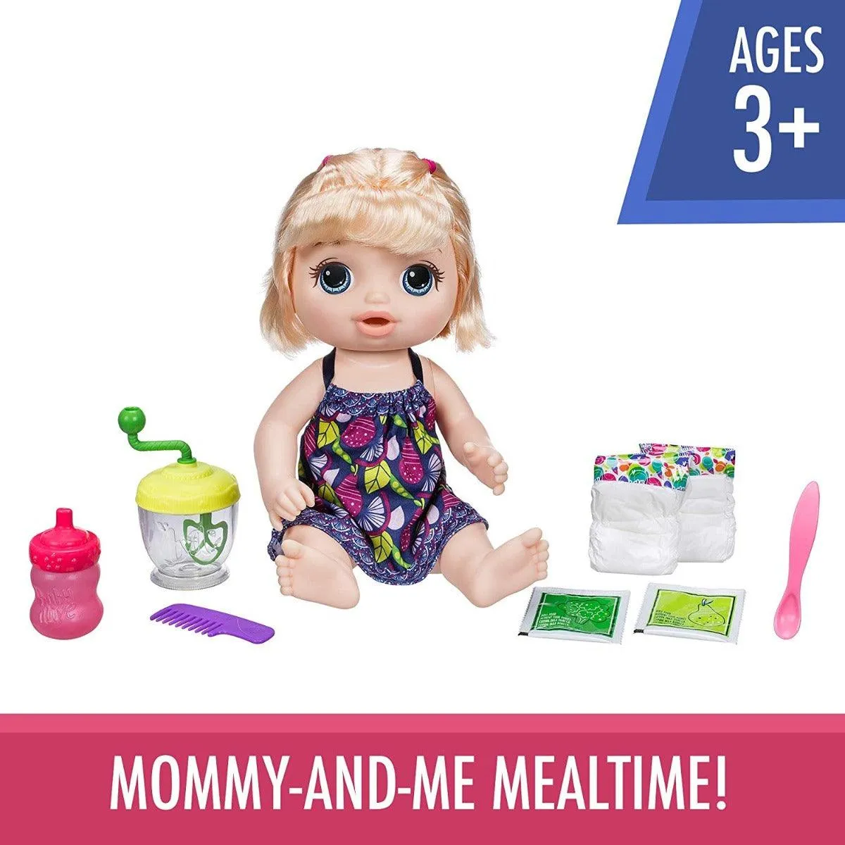 Baby Alive Sweet Spoonful's Blonde Baby Doll Girl