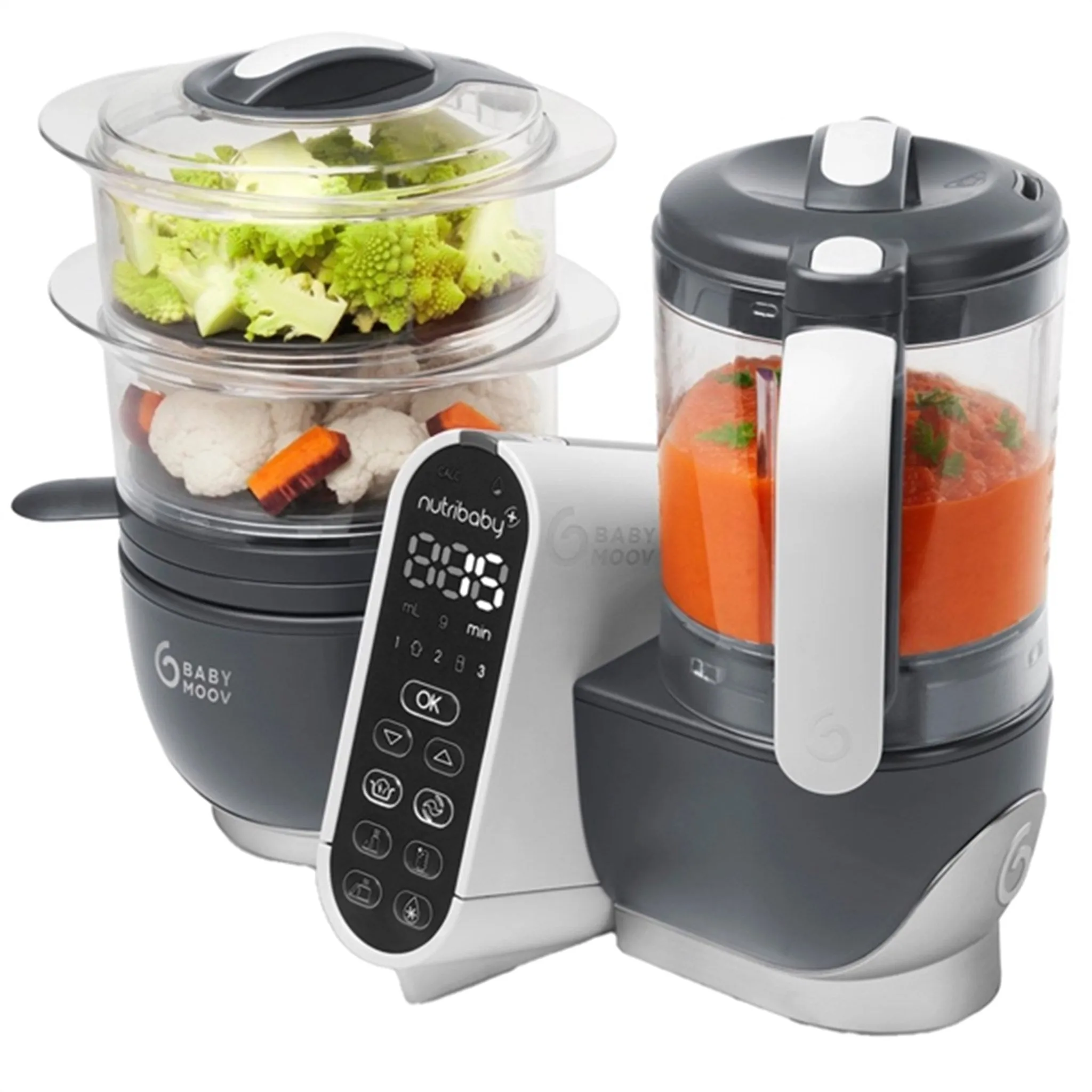 Babymoov Blender - Nutribaby Plus Industrial Grey