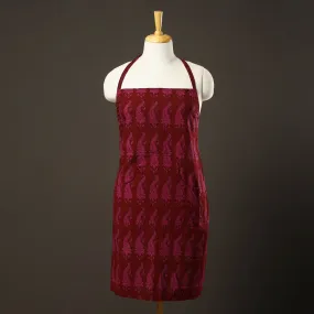 Bagh Block Printed Cotton Apron with Pocket 30