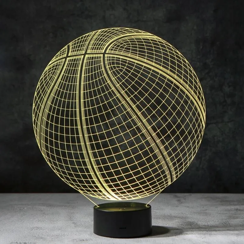 Basketball 3D Illusion Lamp