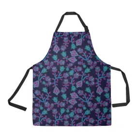 Beaded Blue Nouveau Apron