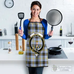 Bell Tartan Apron with Family Crest