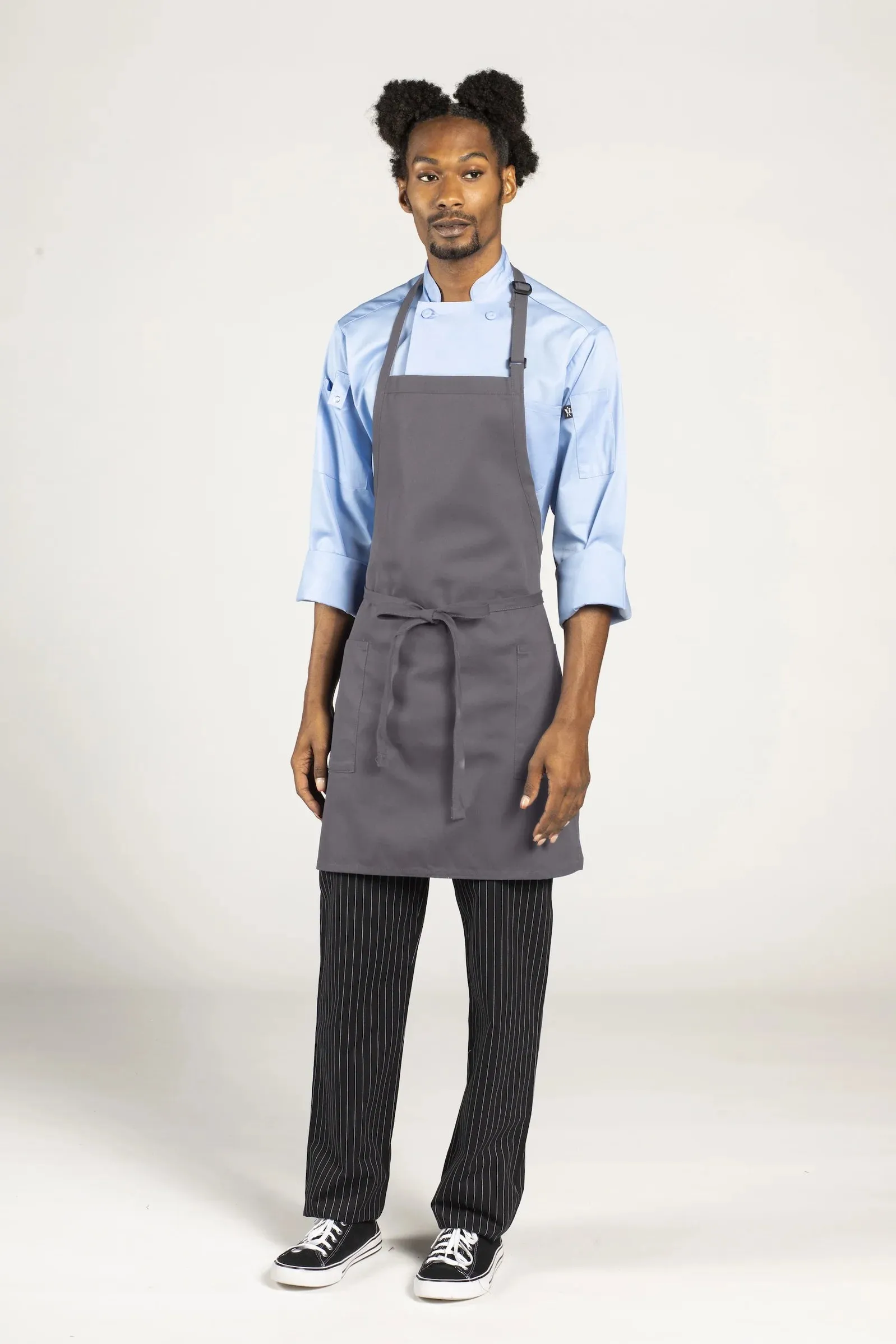 Bib Adjustable Apron (2 Patch Pocket)