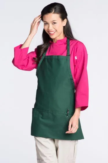 Bib Adjustable Apron (3 Pockets)