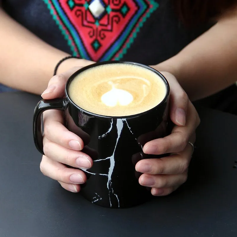 Black & White Marble Mug