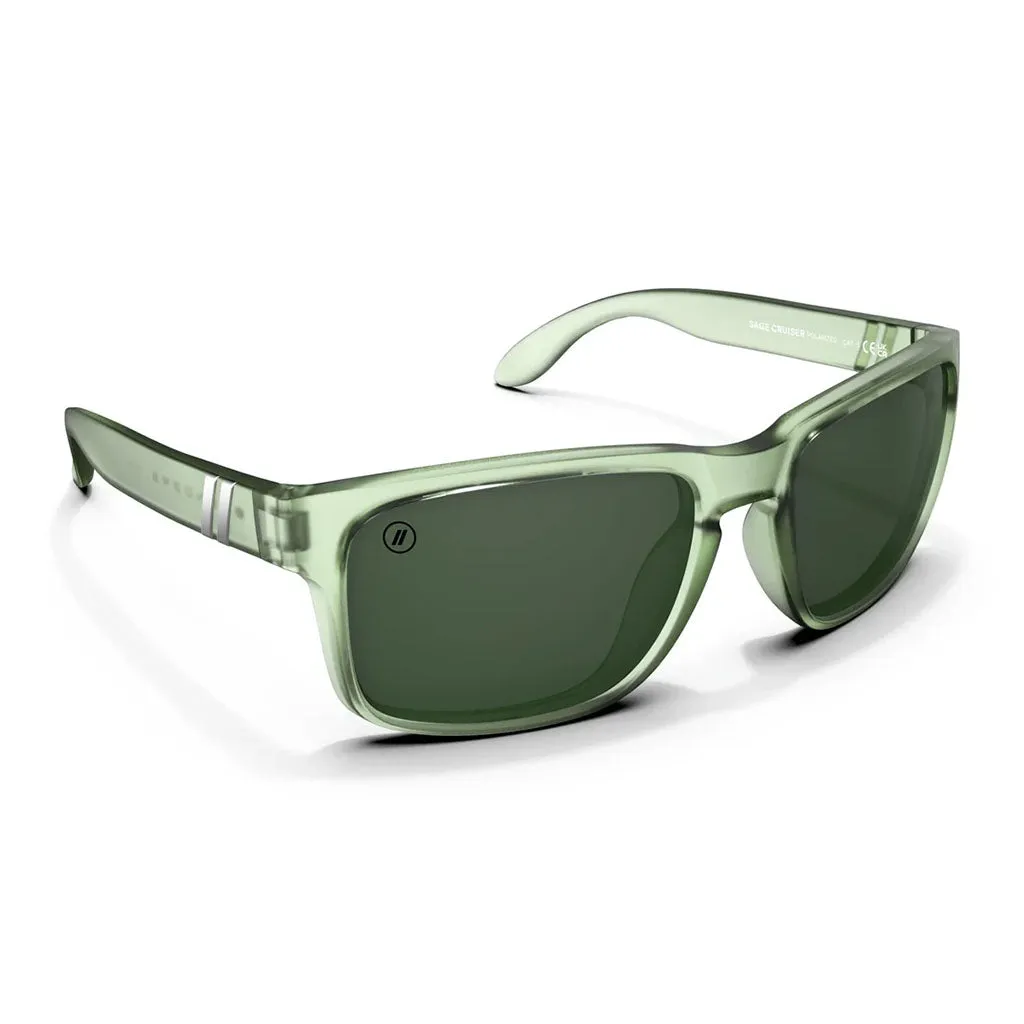 Blender Sunglasses - Canyon - Sage Cruiser - Matte Green/Green Lens