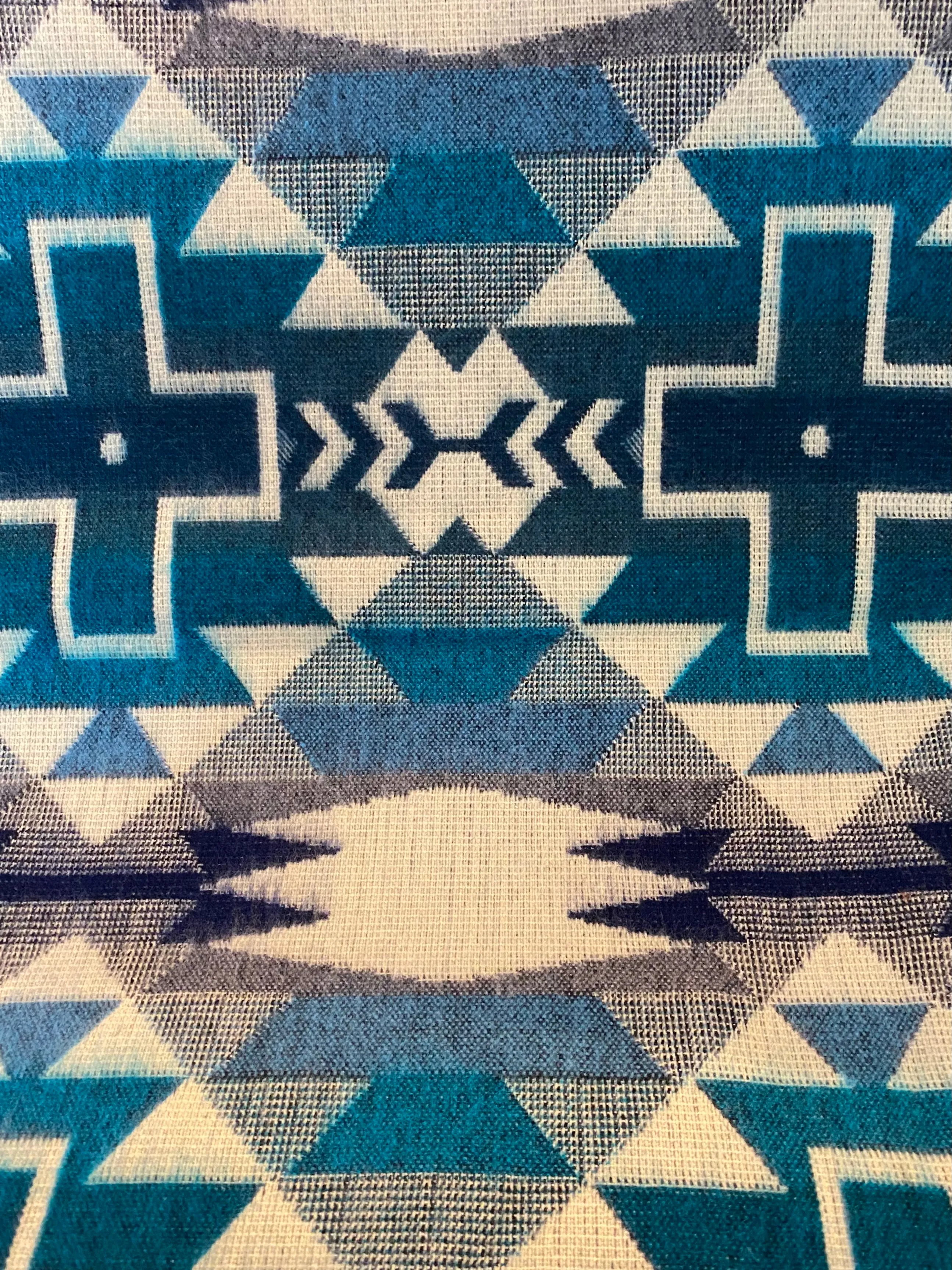 Blue Cross Alpaca Blanket