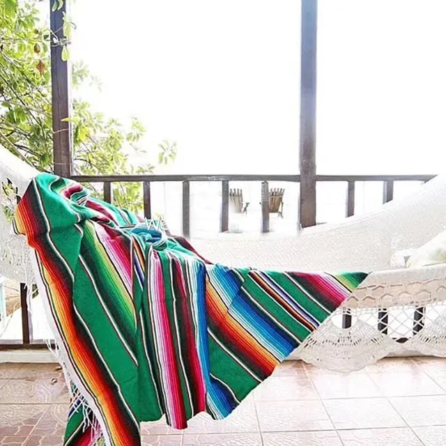 Boho Colourful Beach Blanket 130x170cm