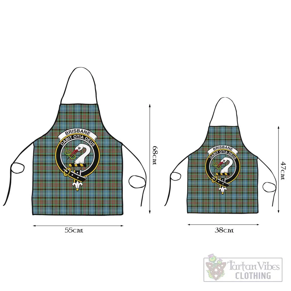 Brisbane Tartan Apron with Family Crest