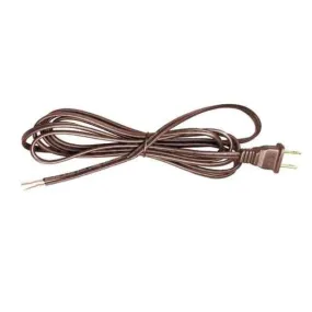 Brown 12 Foot Lamp Cord Sets, SPT1