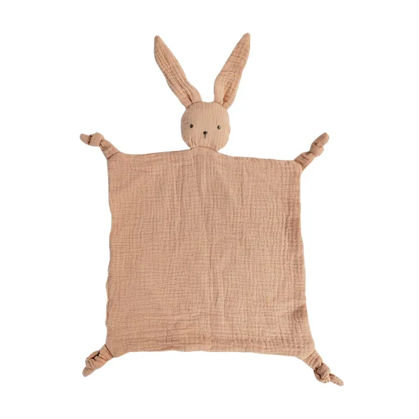 Bubsy Bunny Muslin Comforter Pink 30x30cm