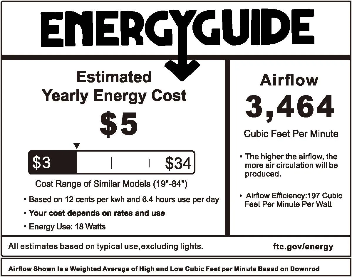 Byrness Low Profile Modern Ceiling Fan with LED Light and Remote 60”