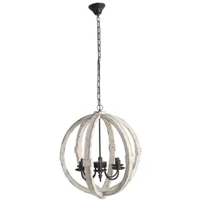 CALDER WOODEN CHANDELIER