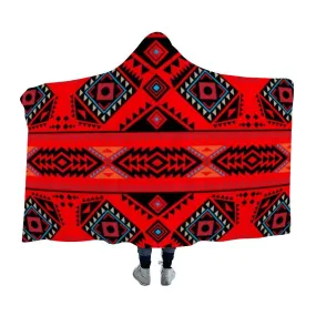 California Coast Mask Hooded Blanket