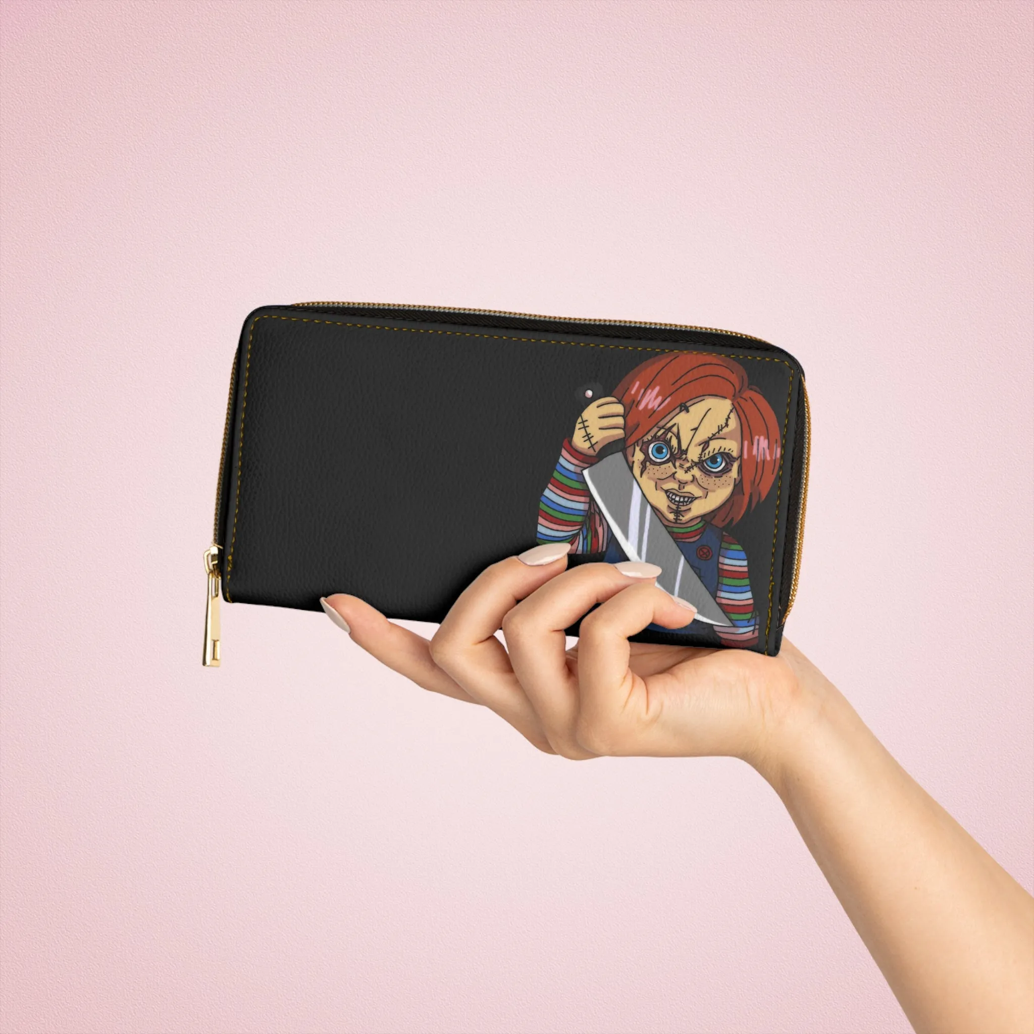 Captain AFAB - Chucky Fan Art Zipper Wallet