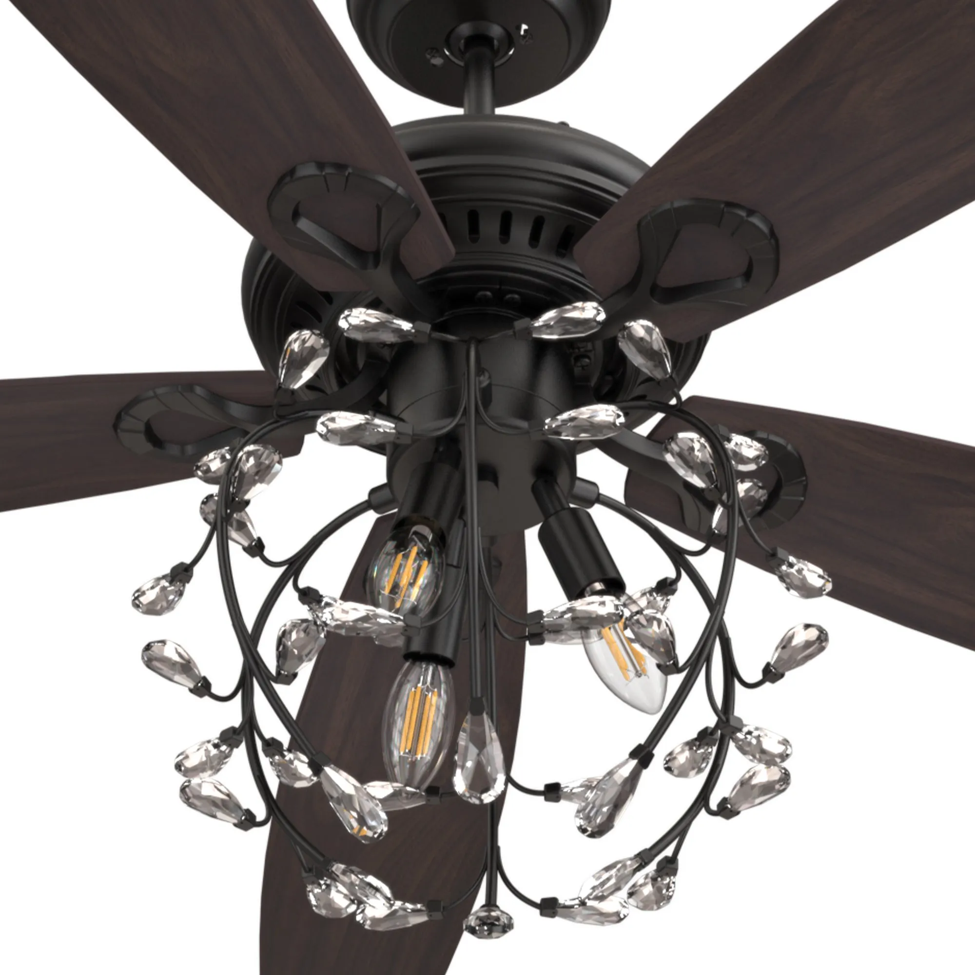 Cedar Ceiling Fan with Light Remote and Reversible Blades 52 inch