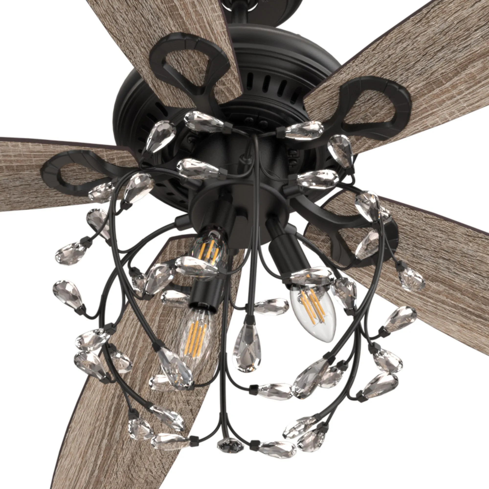 Cedar Ceiling Fan with Light Remote and Reversible Blades 52 inch