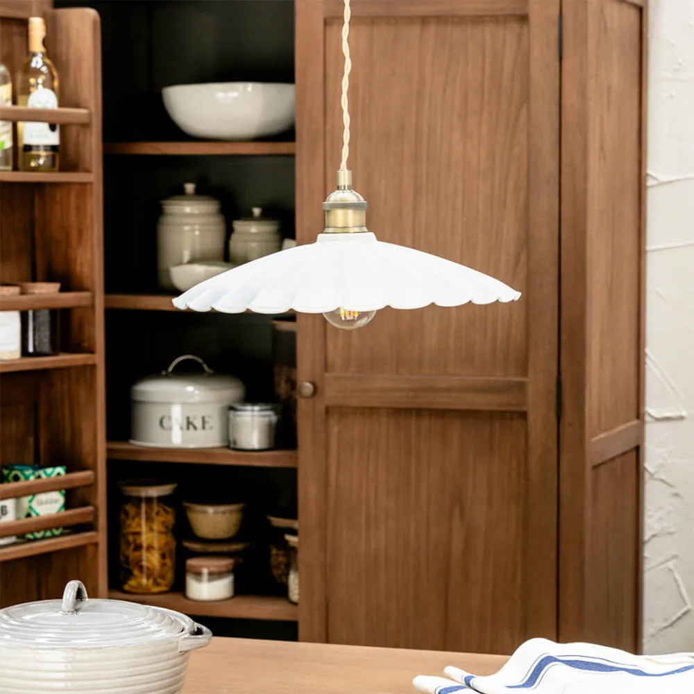 Chalk White Wanstrow Pendant Light