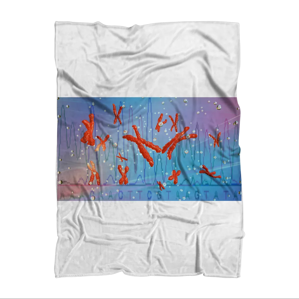 Chromosomes Sublimation Throw Blanket