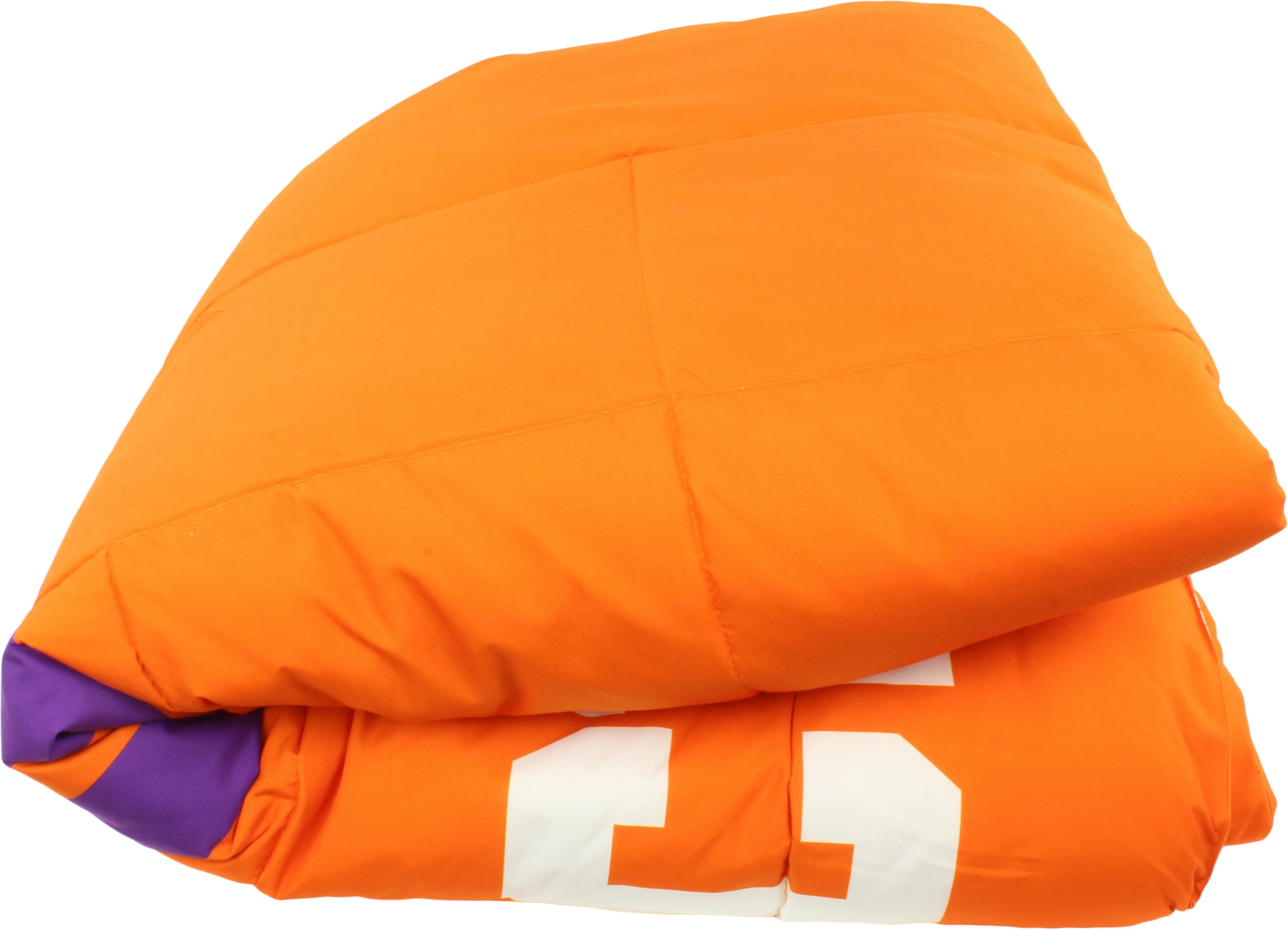 Clemson Tigers Reversible Big Logo Soft and Colorful Comforter