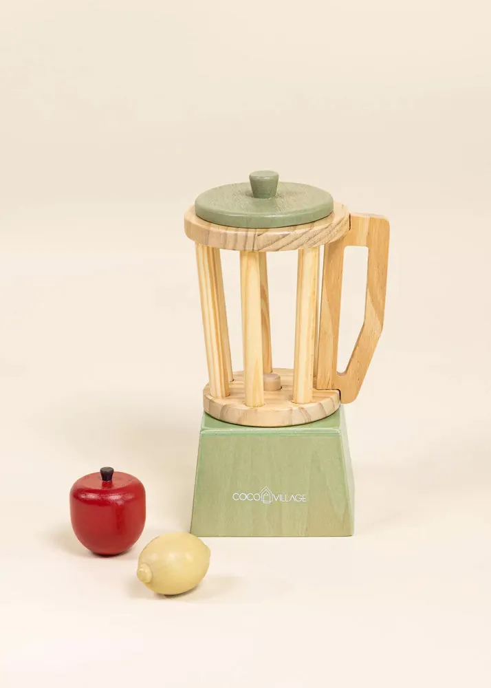 Coco Village Wooden Blender - SEAFOAM