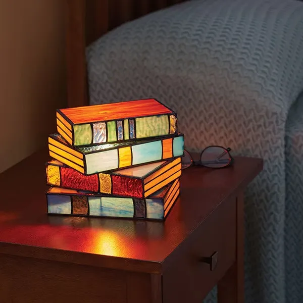 Colored Glass Stack Lamp Resin Crafts