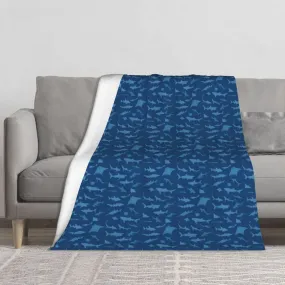 Comfy Sofa Blanket : Shark Print