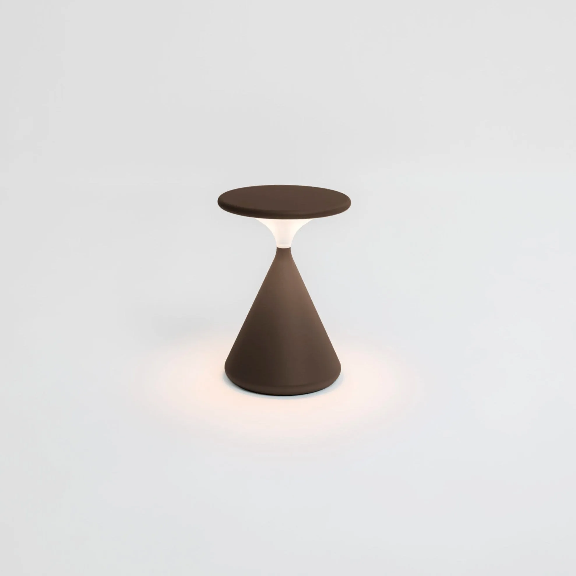 Conical Form Portable Table Lamp | Assorted Finishes