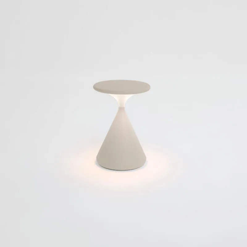 Conical Form Portable Table Lamp | Assorted Finishes