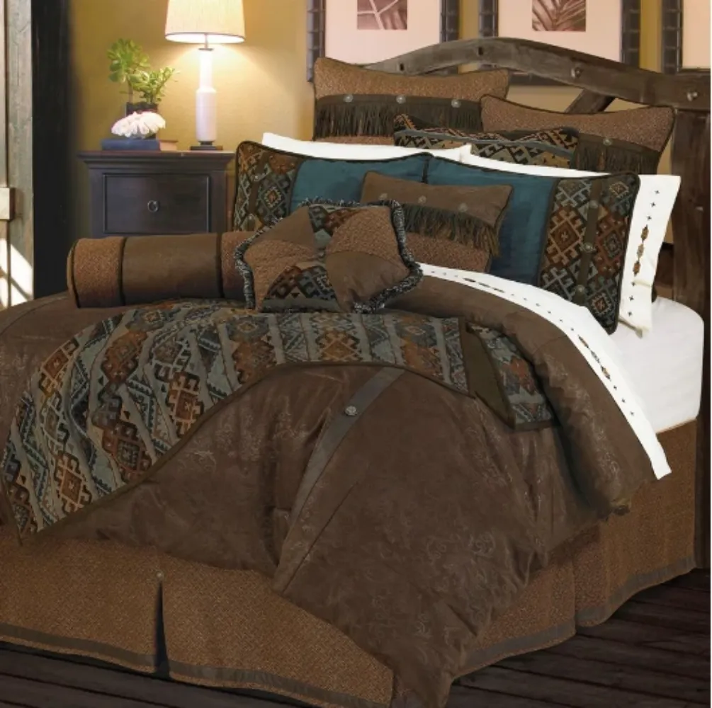 Cowgirl Kim Del Rio Faux Leather Comforter Set