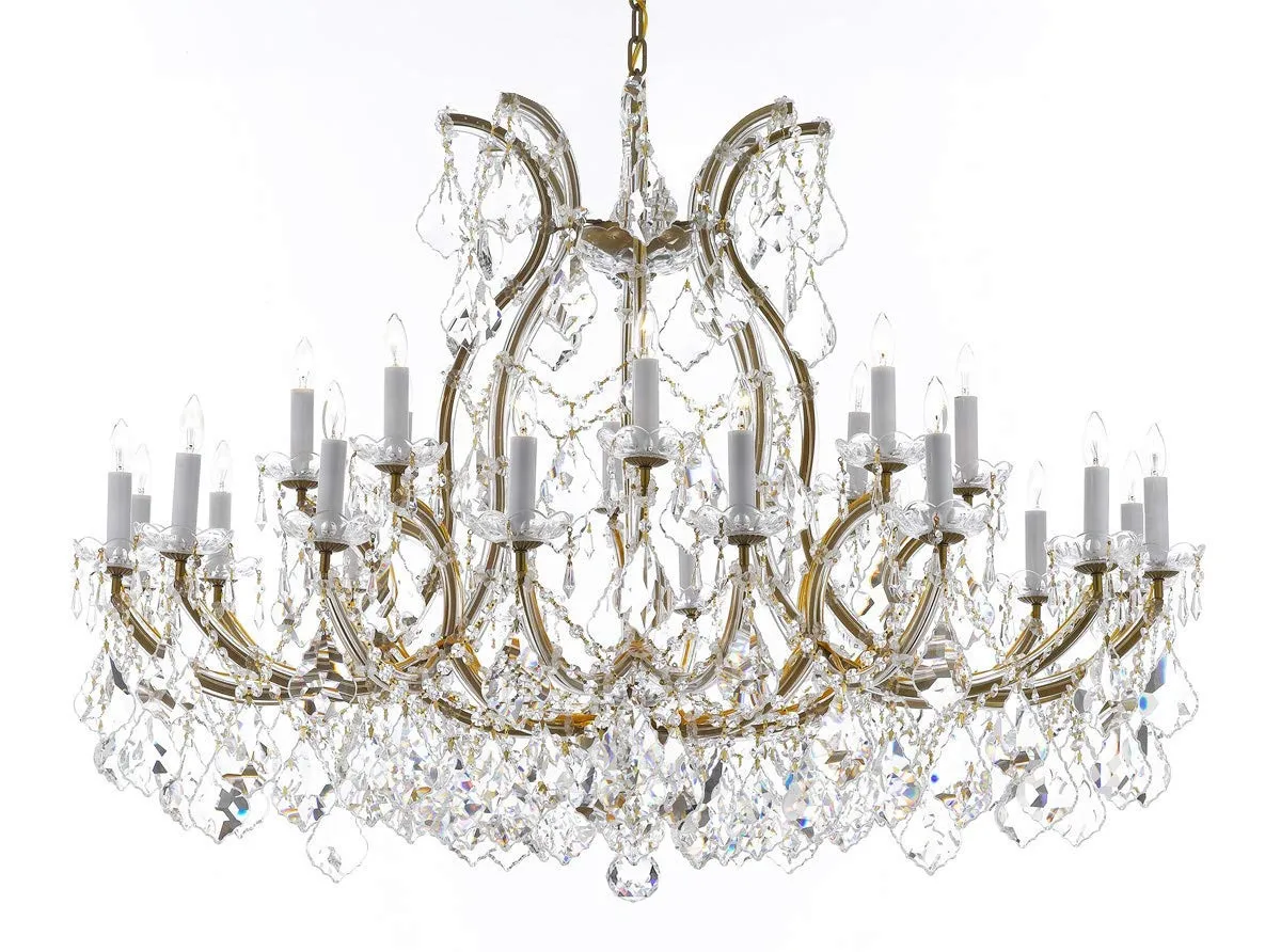 Crystal Chandelier Lighting Chandeliers H35" X W46" Great for The Foyer, Entry Way, Living Room, Family Room and More! - A83-B62/2MT/24 1