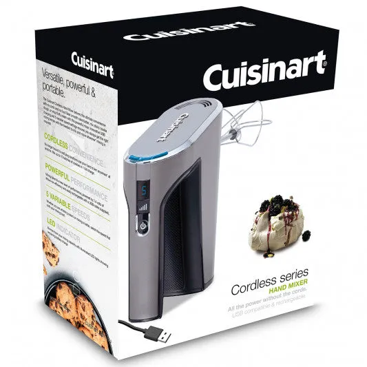 Cuisinart Cordless Hand Mixer Blender RHM-100XA